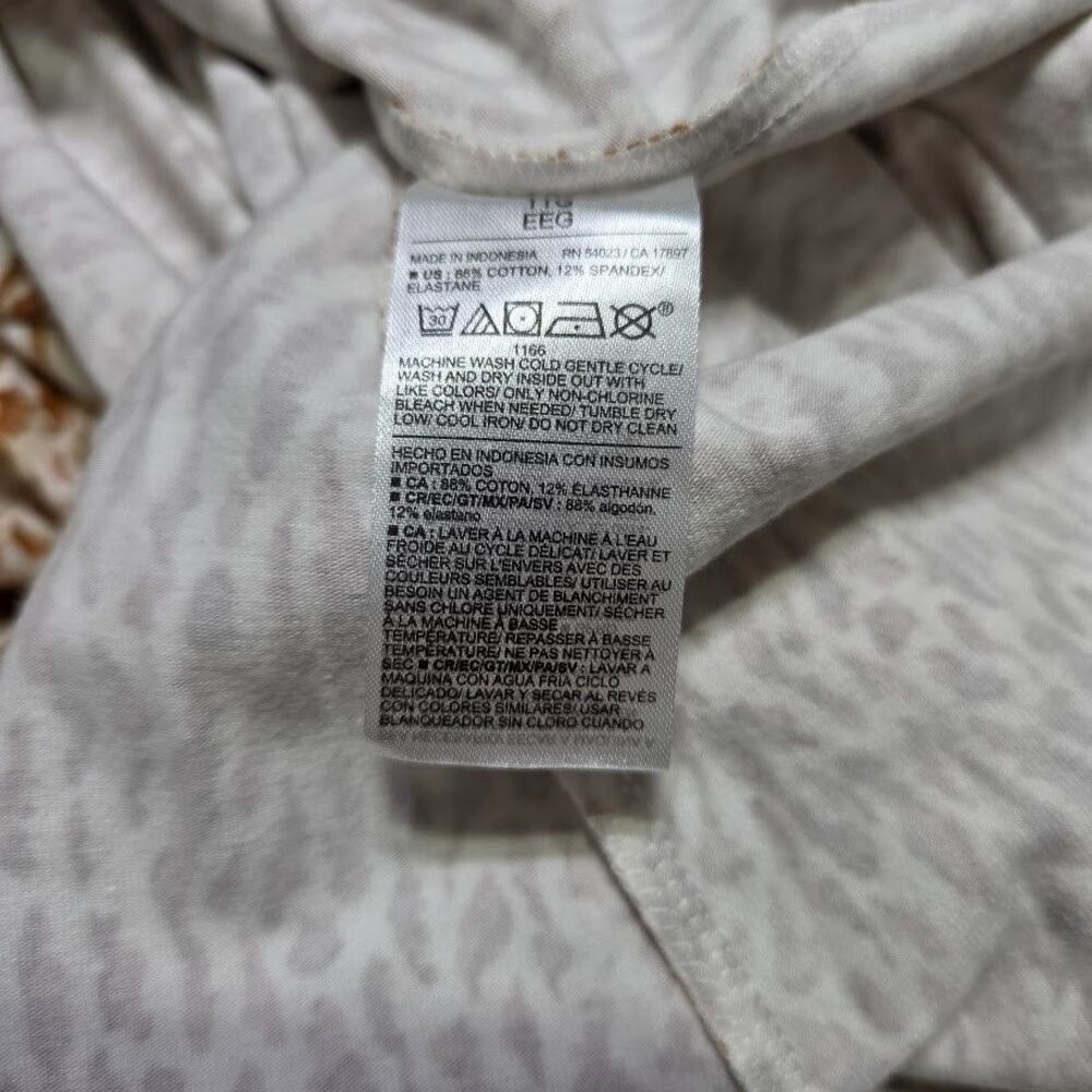Old Navy Fit & Flare Dress Midi Cheeta Print 2XL Sleeveless Round Neck Hourglass - Picture 9 of 9